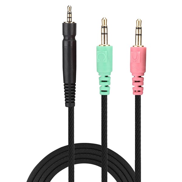 Naroote Gaming Headphone Cable Replacement Audio Upgrade Cable Headphone Wire