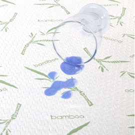 Utopia Bedding Waterproof Bamboo Mattress Protector - (90 x 200 cm) - Stretches up to 30 cm Deep - Breathable Mattress Cover, Premium Mattress Topper with Elasticated Around