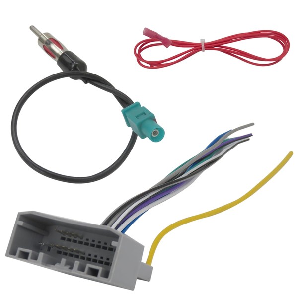 Radio Wiring Harness with Antenna Adapter Fit for Chrysler Crossfire