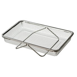 Leye Mesh Drainer Basket, Regular Size, Stainless Steel, Width 18.9 inches (48 cm), Large Capacity Design, For Drying Dishes and Cookware, Made in Japan