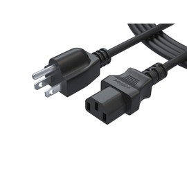 UL Listed 3 Prong Power Cord for Instant Pot Electric Pressure Cooker, Power Quick Pot, Rice Cooker, Smart Power Cooker, Soy Milk Maker and More Kitchen Appliance Replacement Power Cable - 6 Feet