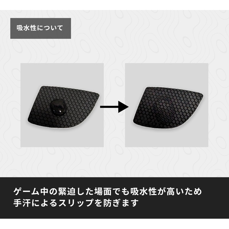 【Pro版】ゲーミングマウス グリップテープ Razer レイザーDeathAdder V2 X HYPERSPEED 専用 [GRIP PRO