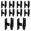 10 PS Bathroom Panel Clips, Fence Panel Clips, Bathroom Base