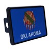 Oklahoma State Flag Trailer Hitch Cover Plug OK