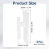 uxcell 6Pcs Blind Cord Holder, Self-Adhesive Window Cord Wrap Cleats,