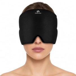 Gorro Aliviar Migraña Gel Dolor Cabeza Tensión Terapia Frío Calor Copper Heal