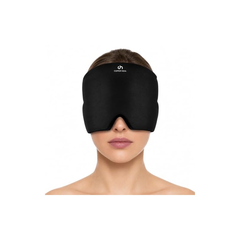Gorro Aliviar Migraña Gel Dolor Cabeza Tensión Terapia Frío Calor