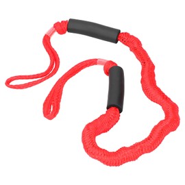 VGEBY Bungee Boat Dock Lines Mooring Latex Elastic Rope Boat Accessories Docking Ropes Docklines for Boats Ponton Jet Ski Seadoo Waverunner (Red)