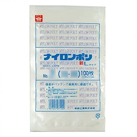 Fukusuke Industrial Nylon Poly New L Type Standard Bag No.7 (200 Sheets) Width 5.9 x Length 9.8 inches (150 mm) x Length 9.8 inches (250 mm)