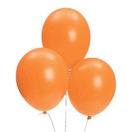 Bulk Orange Latex Balloons, 11 inch - Set of 144 - Party and Event Decor
