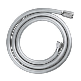 GROHE VitalioFlex Comfort TwistStop - Smooth Shower Hose 1.5 m, (Tensile Strength 50 kg, Pressure Resistance Up to 5 Bar, Heat Resistance 70°C, Universal Connection G 1/2" x 1/2"), Chrome, 28743002