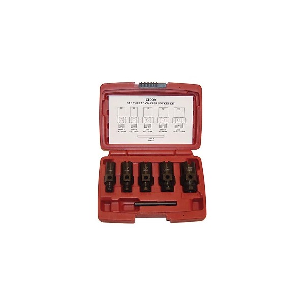 Lock Technology LTI 999 SAE Thread Chaser Socket Kit Brand