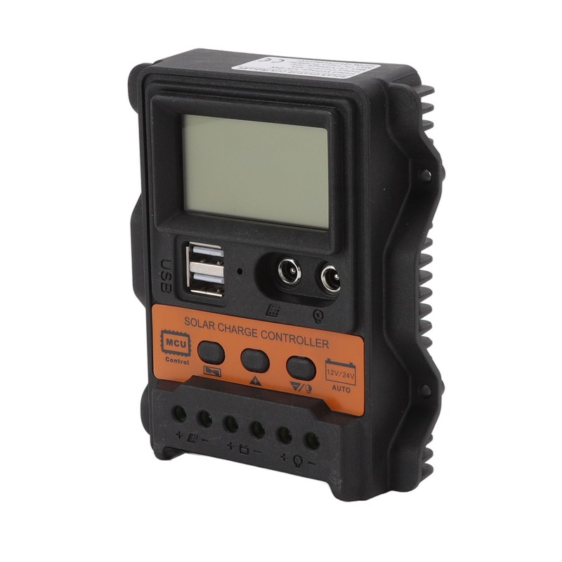 12V 24V Dual USB Solar Charge Controller PWM Photovoltaic Solar