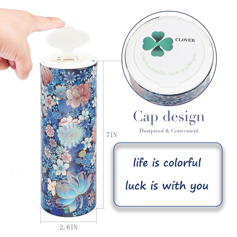 CLOVER Facial Tissues with Cap - 4 PK Car Tissues