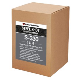 Steel Shot S-330 - Blasting Media - Medium Shot Size (5lb)
