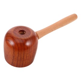 minkissy Smoke Moxa Incense Jar for Comfortable Indoor Therapy Durable Thick Wood Construction for Sensitive Users Stable Design for Home Use