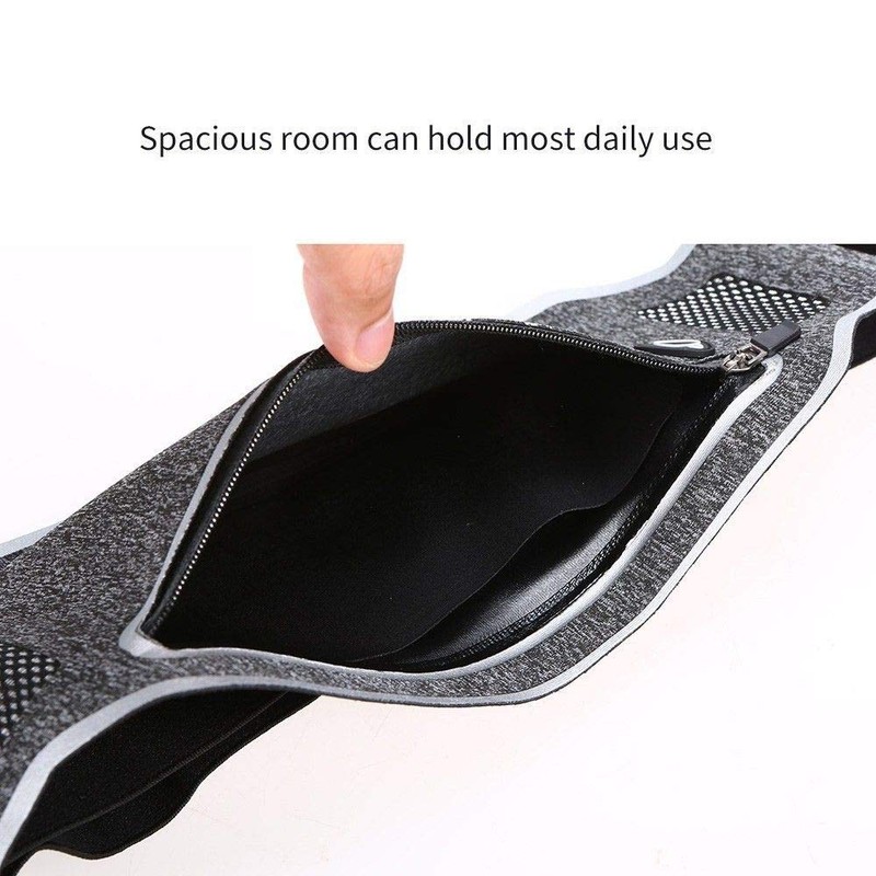 DFV Mobile® Multi Functional Vertical Stripes Pouch Bag Case Zipper