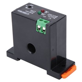 40-400Hz AC Current Sensing Switch Flame Retardant High Reliability 0.2-30A Self-Powered Sensing Switch DIN Rail Mount for Automated Industrial Equipment(Normally open)