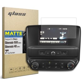 INNOSURE Tempered Glass Screen Protector for Chevy Silverado 1500(2021-2026), Silverado 2500 3500 HD(2018-2026) 7-Inch Touchscreen Anti Glare (Matte)
