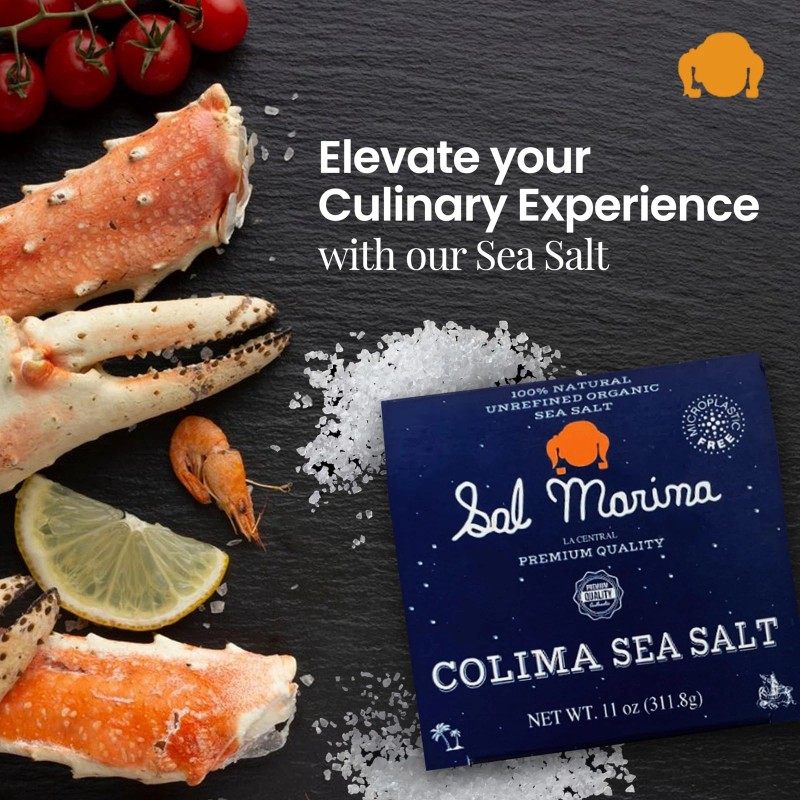 SAL MARINA | Unrefined Colima Sea Salt 11oz | Kosher