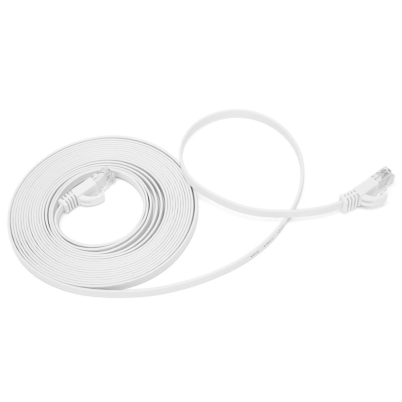 Cable Ethernet Plano CAT6 Gigabit 8 Núcleos Par Trenzado Puente