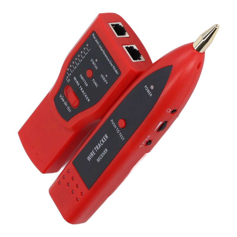 POE Net Cable Wire Tester Multifunctional ABS Regulable Sensitivity Ethernet