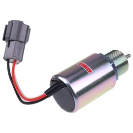 RONGPAS Stop Solenoid SA-3725-12 compatible with Mahindra Max 28 Tractor compatible with Mitsubishi S3L2 Engine