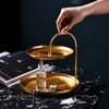 2 Tier Jewelry Tray Elegant Simple Sturdy Stable Metal Multi