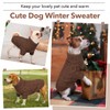 Lelepet Dog Jumpers Winter Dog Pullover, Knitted Warm Turtleneck Dog