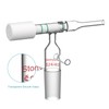 stonylab Glass Adapter, Chromatography Flow Control Adapter with 24/40 Inner