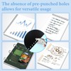 SIMPROFFICE 60 Pack Binding Covers and Backs Set, 8.5 x