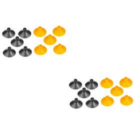 BESPORTBLE 20pcs Cup Arrows for Boy Girl Replacement Arrows Black Yellow for Outdoor Archery Practice and Fun Shooting Activities