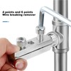 Tap Extractor | 4/6 Multifunctional Pipe Extractor,Nail Pullers for Expansion