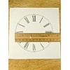 4 1/2 Inches Diameter Clock Paper Dial, Roman Numbers (Lot