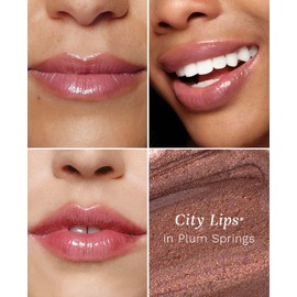 City Beauty Brillo De Labios Voluminizador City Lips Plum Springs - Brillo Intenso Para Unos Labios Más Voluminosos Y De Aspecto Más Joven Tratamiento Labial Hidratante Y Suavizante Con Ácido Hialur