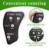 Watayo 6 Pcs 4 Wheel Baseball Umpire Clicker -Black Umpire