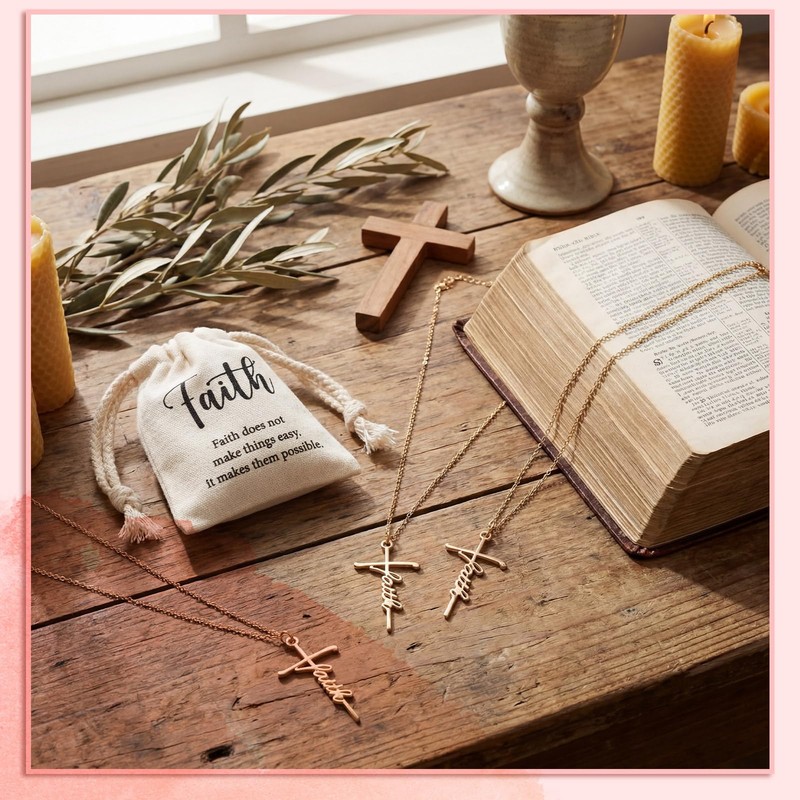 Kenning 20 Pcs Church Gifts for Women Christian Faith Cross