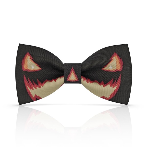 Lanzonia Fun Halloween Bow Ties for Men Original Designer Print