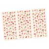 Outanaya Flamingo Kids Nail Art Stickers 3 Sheets Fingernail Decals