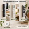 3pcs No Drill Magnetic Remote Holder - Wall Mount for