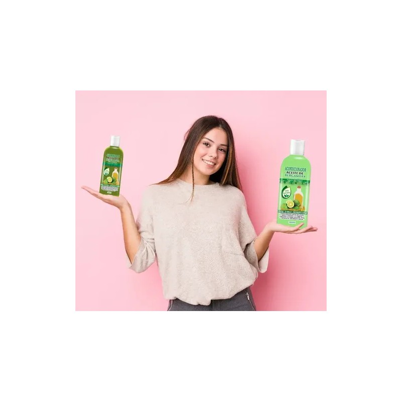 Shampoo Aceite De Bergamota 12 Pzs 500ml C/u +12 Muestras
