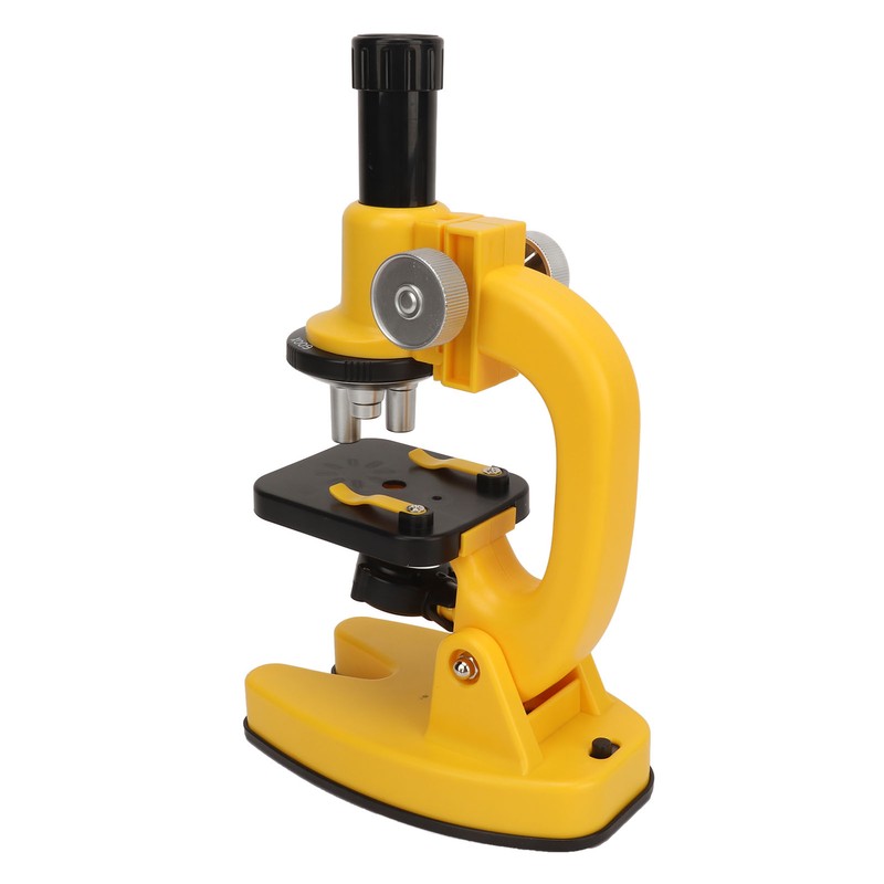 Kids Beginner Microscope Science Kit Portable 200X‑1200X Microscope Kit for