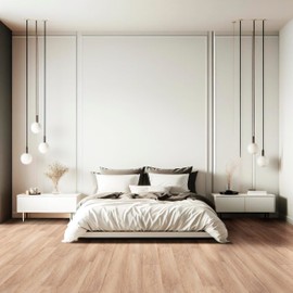 MSI Rutledge 7 in. x 48 in. Luxury Vinyl Flooring, Rigid Core Planks, LVT Tile, Waterproof LVT, Wood Grain Finish, 20 MIL Wear Layer, 5 mm Thick, 23.77 sq. ft./Case, Bramwell Harper
