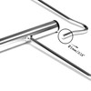 com-four® 1 x Stainless Steel Peg Puller - Hook Puller