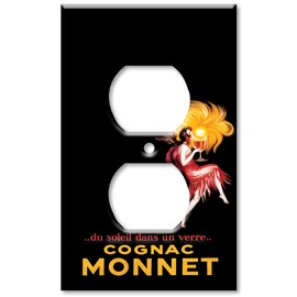 Outlet Cover Wall Plate - Cognac Monnet
