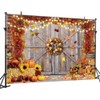 DHXXSC 10X8FT Fall Thanksgiving Backdrops Fall Pumpkin Harvest Barn Backdrop