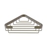 Allied Brass BSK-50ST Toiletry Corner Shower Basket, Antique Brass