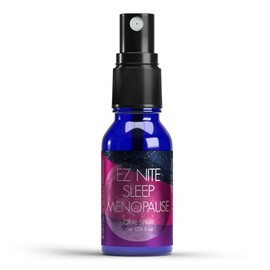 EZ Nite Sleep - Spray oral para la menopausia – Alivio de los síntomas de la menopausia de acción rápida con cohosh negro, ñame silvestre, linaza, mel