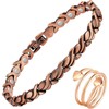Copper Bracelet for Women Hand Forged 99.99% Pure Solid Copper