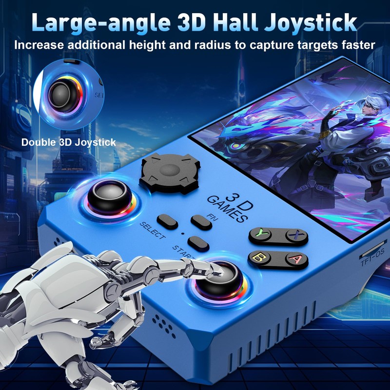 Hugawello V40 MAX handheld device, 40000 in 1 high-definition gaming